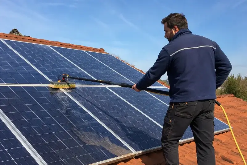 Nettoyage et entretien de panneaux solaires à Saint-Laurent-de-la-Salanque